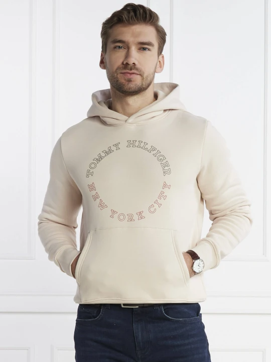 Zdjęcie produktu Tommy Hilfiger Bluza MONOTYPE ROUNDALL | Regular Fit beżowy