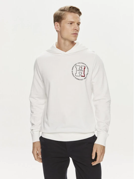 Zdjęcie produktu Tommy Hilfiger Bluza MW0MW34383 Biały Regular Fit