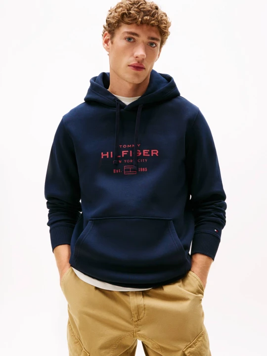 Zdjęcie produktu Tommy Hilfiger Bluza OVAL GRAPHIC | Relaxed fit granatowy