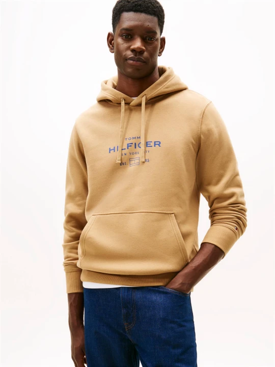 Zdjęcie produktu Tommy Hilfiger Bluza OVAL GRAPHIC | Relaxed fit camel