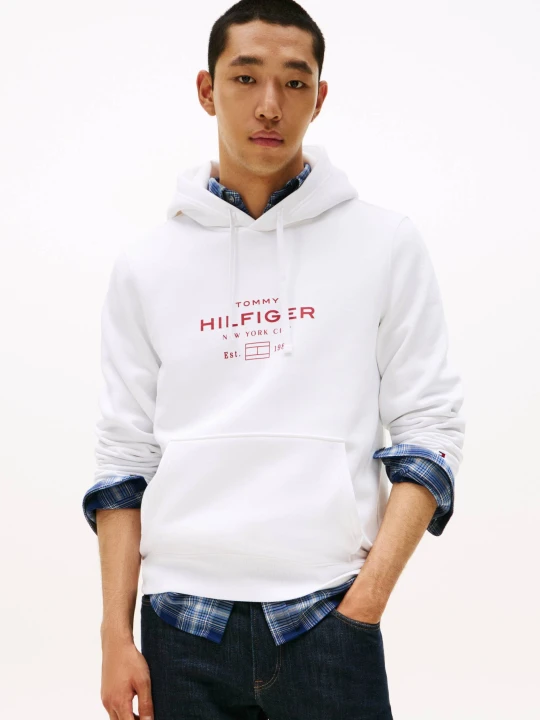 Zdjęcie produktu Tommy Hilfiger Bluza OVAL GRAPHIC | Relaxed fit biały