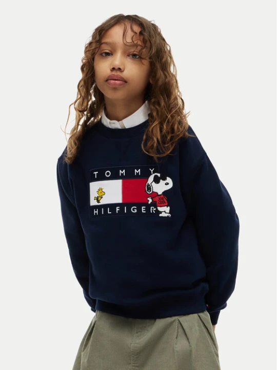 Zdjęcie produktu Tommy Hilfiger Bluza Peanuts KS0KS00764 Granatowy Regular Fit