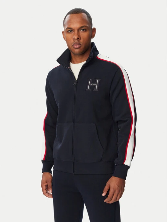 Zdjęcie produktu Tommy Hilfiger Bluza Pique H Badge MW0MW44957 Granatowy Regular Fit