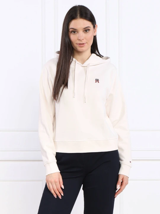 Zdjęcie produktu Tommy Hilfiger Bluza REG MONOGRAM EMB | Regular Fit kremowy