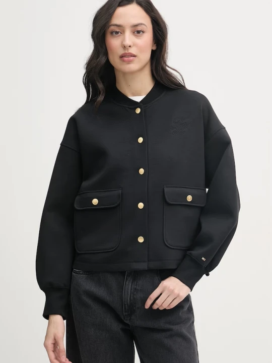 Zdjęcie produktu Tommy Hilfiger bluza rozpinana damska czarny