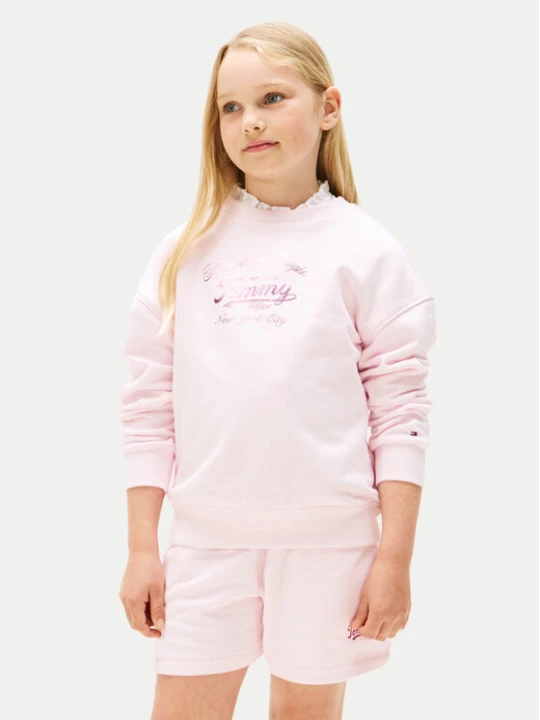 Zdjęcie produktu Tommy Hilfiger Bluza Script KG0KG08683 Różowy Regular Fit