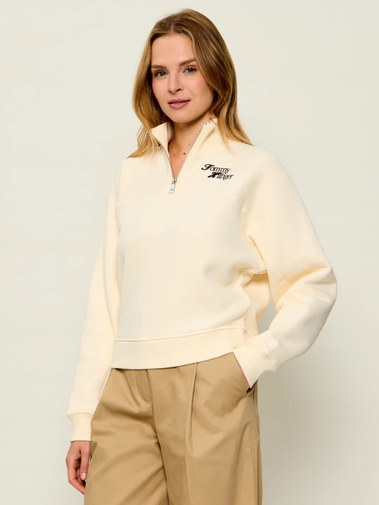 Zdjęcie produktu Tommy Hilfiger Bluza Script | Regular Fit kremowy