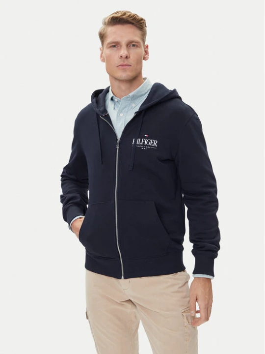 Zdjęcie produktu Tommy Hilfiger Bluza Stacked MW0MW39375 Granatowy Regular Fit