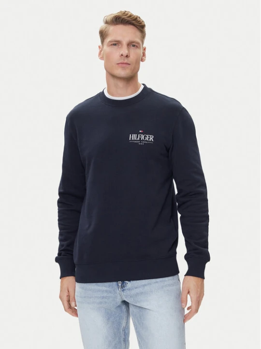 Zdjęcie produktu Tommy Hilfiger Bluza Stacked MW0MW39376 Granatowy Regular Fit