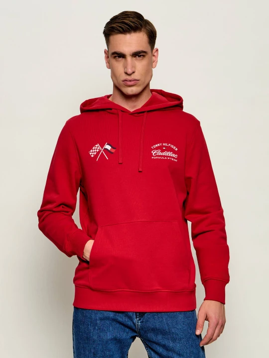 Zdjęcie produktu Tommy Hilfiger Bluza | Tommy Hilfiger X Cadillac Formula 1 | Regular Fit czerwony