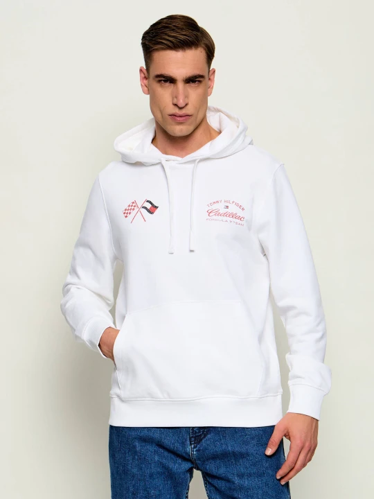 Zdjęcie produktu Tommy Hilfiger Bluza | Tommy Hilfiger X Cadillac Formula 1 | Regular Fit biały