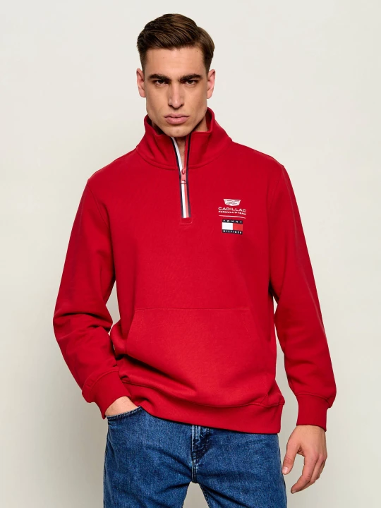 Zdjęcie produktu Tommy Hilfiger Bluza Tommy Hilfiger x Cadillac Formula 1 Team | Regular Fit czerwony