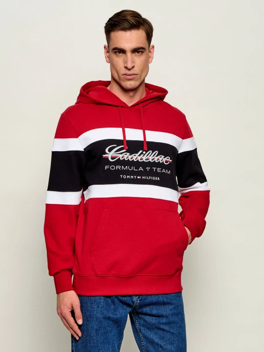 Zdjęcie produktu Tommy Hilfiger Bluza Tommy Hilfiger x Cadillac Formula 1 Team | Regular Fit czerwony