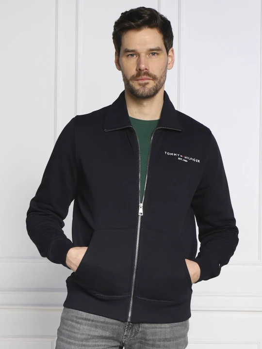 Zdjęcie produktu Tommy Hilfiger Bluza TOMMY LOGO ZIP | Regular Fit granatowy