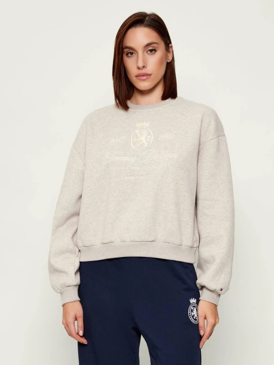Zdjęcie produktu Tommy Hilfiger Bluza VARSITY | Loose fit beżowy