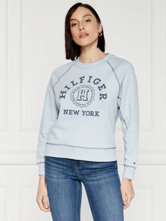 Zdjęcie produktu Tommy Hilfiger Bluza VARSITY RAGLAN | Regular Fit błękitny