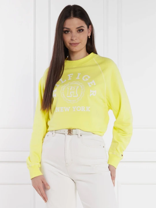 Zdjęcie produktu Tommy Hilfiger Bluza VARSITY RAGLAN | Regular Fit żółty