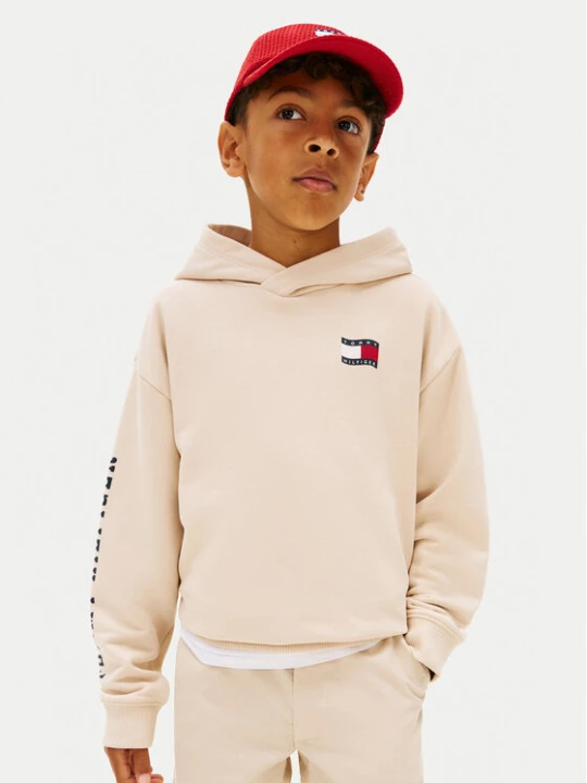 Zdjęcie produktu Tommy Hilfiger Bluza Wavy Flag KB0KB10319 Beżowy Regular Fit
