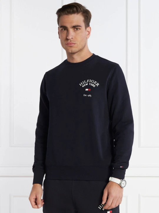 Zdjęcie produktu Tommy Hilfiger Bluza WCC ARCHED VARSITY | Straight fit granatowy