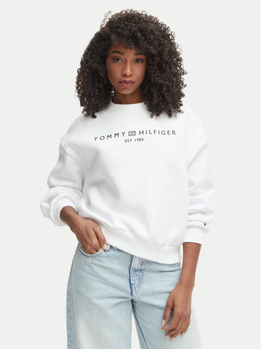 Zdjęcie produktu Tommy Hilfiger Bluza WW0WW47831 Biały Regular Fit