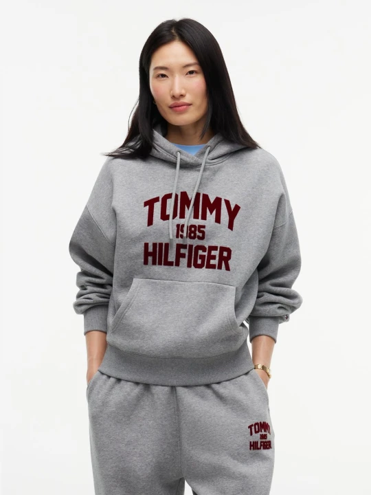 Zdjęcie produktu Tommy Hilfiger bluza z kapturem Kobiety szary