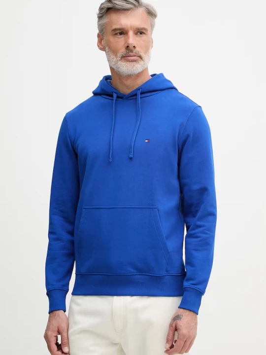 Zdjęcie produktu Tommy Hilfiger bluza z kapturem męska bawełniana niebieski