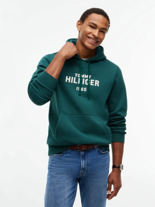 Zdjęcie produktu Tommy Hilfiger bluza z kapturem Mężczyźni zielony