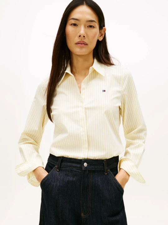 Zdjęcie produktu Tommy Hilfiger Bluzka Kobiety Bawełna żółty