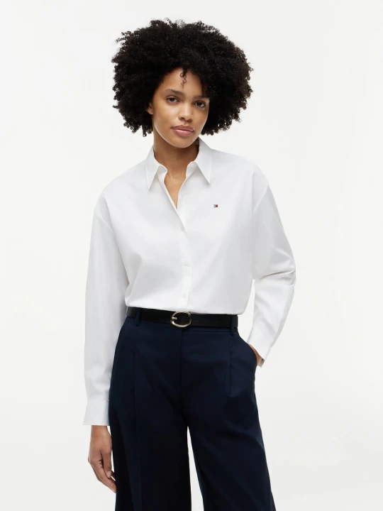 Zdjęcie produktu Tommy Hilfiger Bluzka Kobiety Bawełna (100%) biały