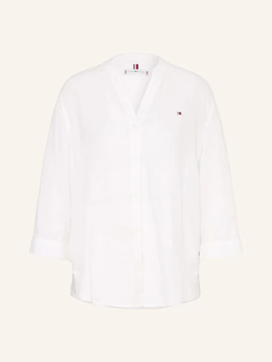 Zdjęcie produktu Tommy Hilfiger Bluzka Lniana weiss BIAŁY