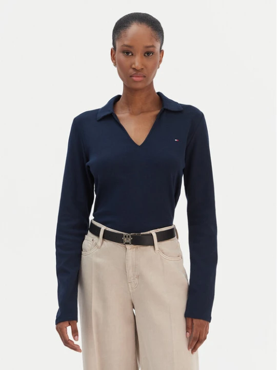 Zdjęcie produktu Tommy Hilfiger Bluzka Modern Cody WW0WW47850 Granatowy Slim Fit