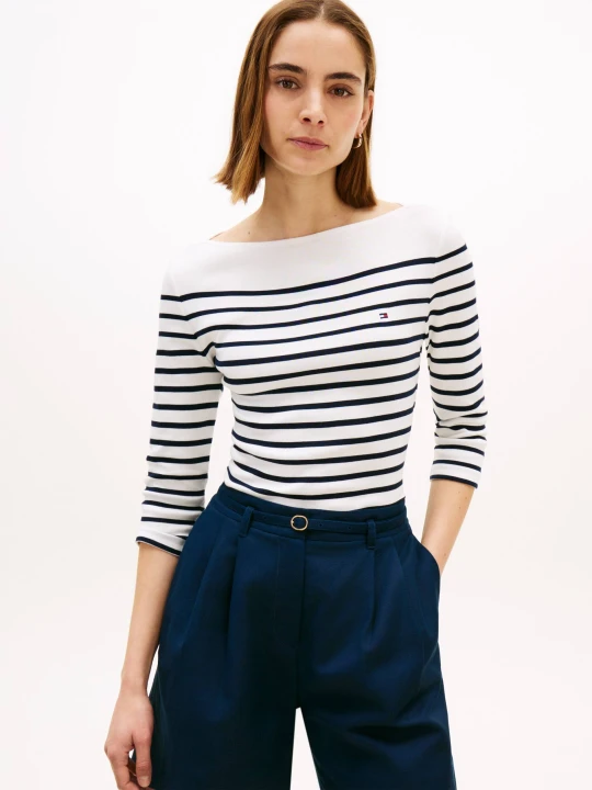 Zdjęcie produktu Tommy Hilfiger Bluzka NEW CODY | Slim Fit ecru