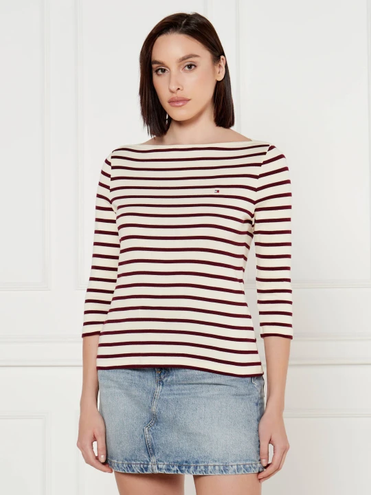 Zdjęcie produktu Tommy Hilfiger Bluzka NEW CODY | Slim Fit bordowy