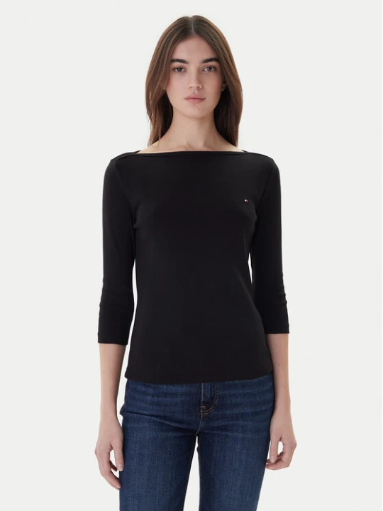 Zdjęcie produktu Tommy Hilfiger Bluzka New Cody WW0WW40589 Czarny Slim Fit