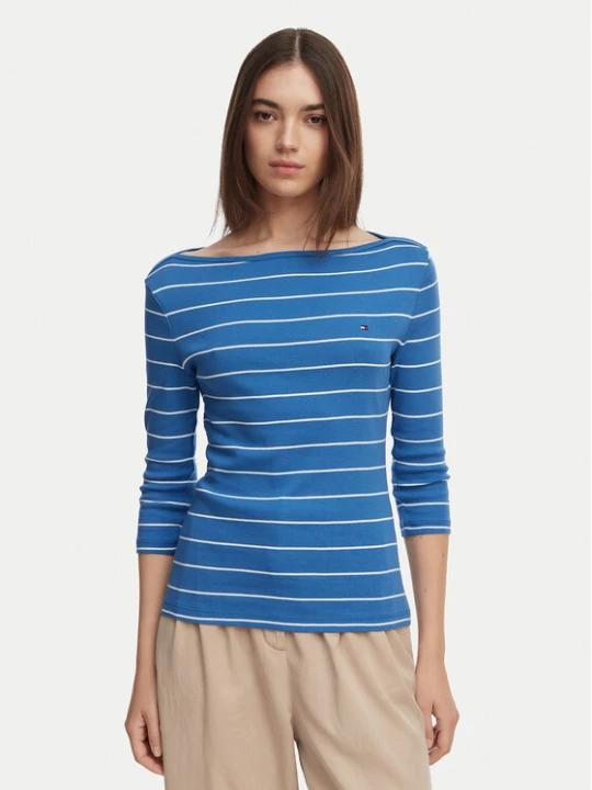 Zdjęcie produktu Tommy Hilfiger Bluzka New Cody WW0WW40589 Niebieski Slim Fit
