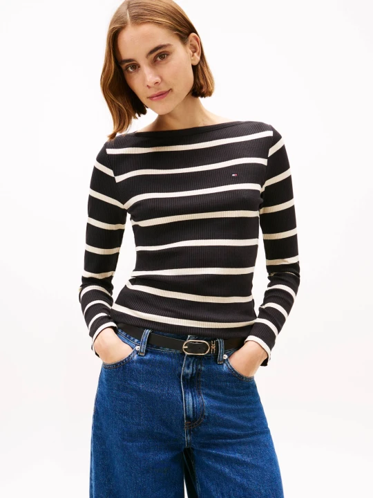 Zdjęcie produktu Tommy Hilfiger Bluzka | Slim Fit czarny