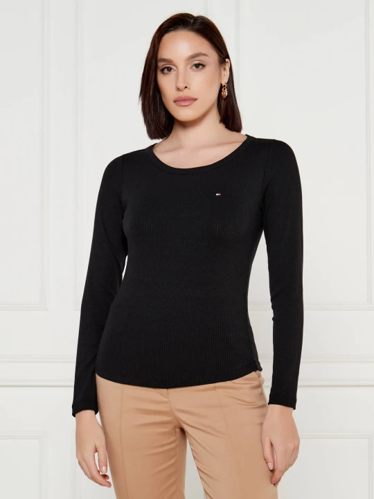 Zdjęcie produktu Tommy Hilfiger Bluzka | Slim Fit czarny
