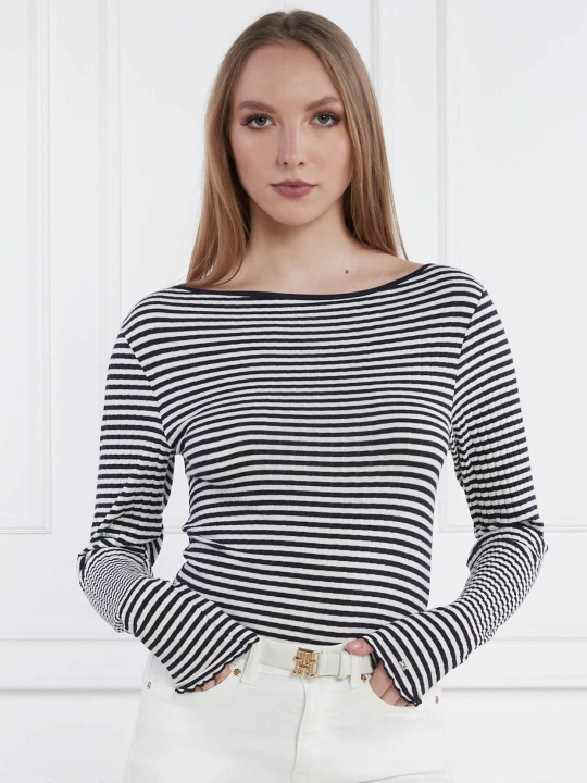 Zdjęcie produktu Tommy Hilfiger Bluzka | Slim Fit granatowy