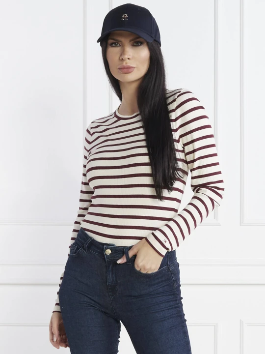 Zdjęcie produktu Tommy Hilfiger Bluzka | Slim Fit bordowy