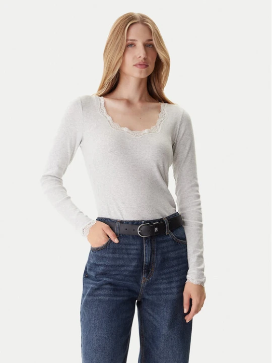 Zdjęcie produktu Tommy Hilfiger Bluzka UW0UW06071 Szary Slim Fit