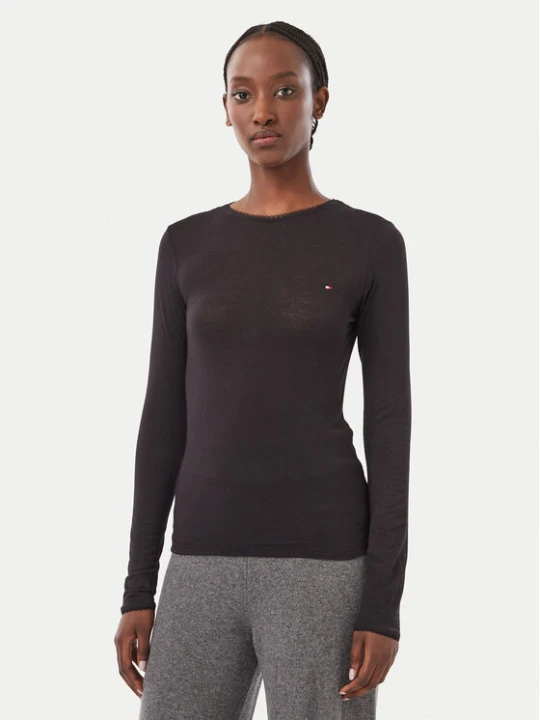Zdjęcie produktu Tommy Hilfiger Bluzka UW0UW06611 Czarny Slim Fit
