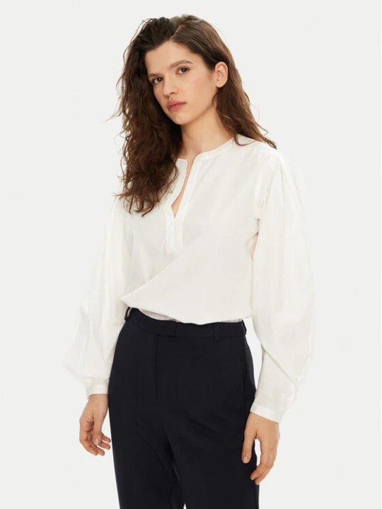Zdjęcie produktu Tommy Hilfiger Bluzka WW0WW44059 Biały Relaxed Fit