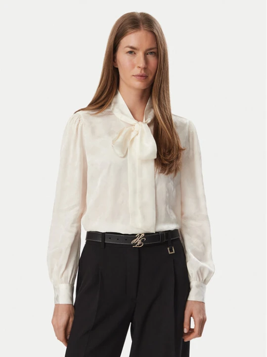 Zdjęcie produktu Tommy Hilfiger Bluzka WW0WW52238 Kremowy Regular Fit