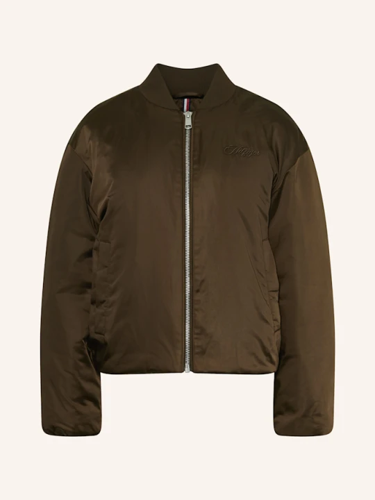 Zdjęcie produktu Tommy Hilfiger Bluzon Pikowany beige CIEMNOBRĄZOWY