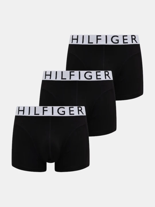 Zdjęcie produktu Tommy Hilfiger bokserki dopasowane męskie 3-pack czarny
