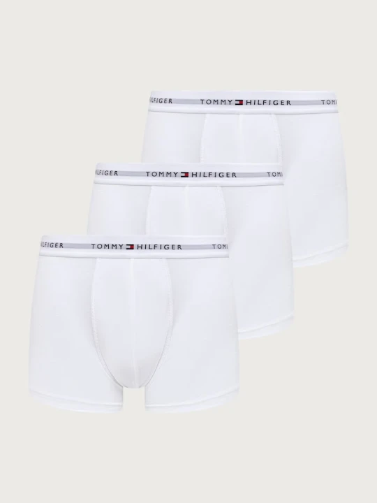 Zdjęcie produktu Tommy Hilfiger bokserki męskie bawełniane z elastanem 3-pack biały