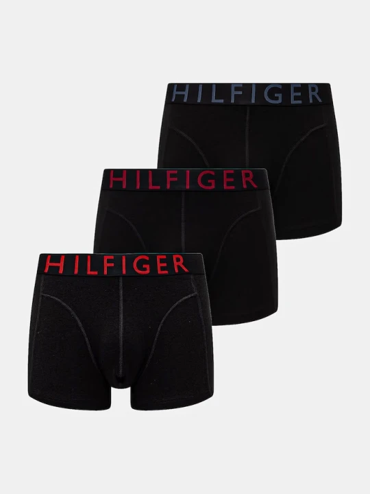 Zdjęcie produktu Tommy Hilfiger bokserki męskie z bawełną 3-pack czarny