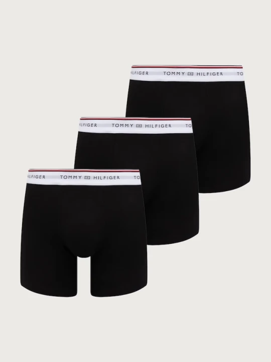 Zdjęcie produktu Tommy Hilfiger bokserki męskie z bawełną 3-pack czarny