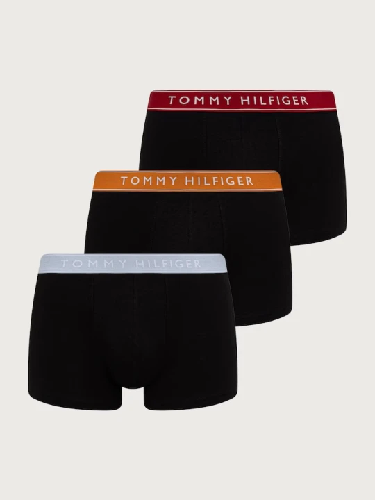 Zdjęcie produktu Tommy Hilfiger bokserki męskie z bawełną 3-pack czarny