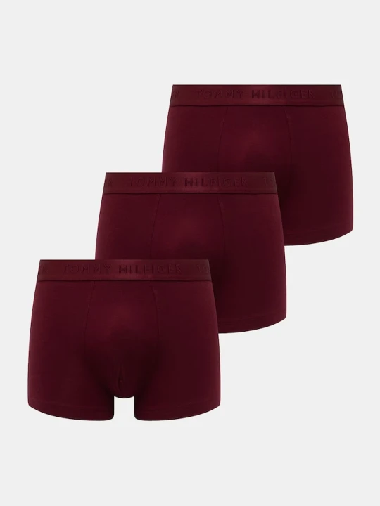 Zdjęcie produktu Tommy Hilfiger bokserki męskie z modalem 3-pack bordowy